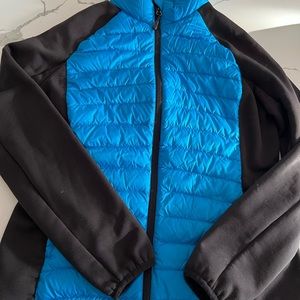 Spring jacket, blue and black size M